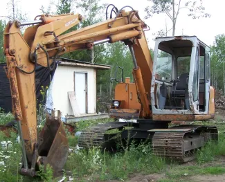 Hitachi EX60 Excavator Offset Boom