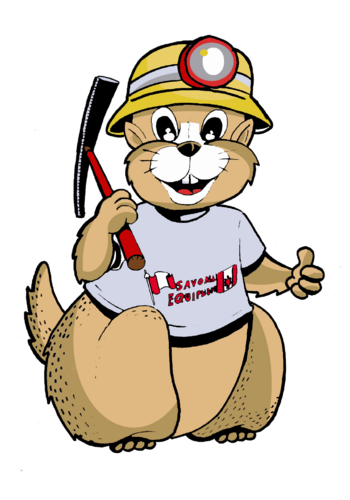 Marty the Miner, Savona Equipment mascot